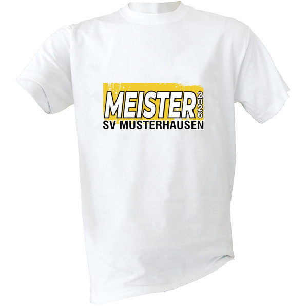 Meister T-Shirt 2026 gelb