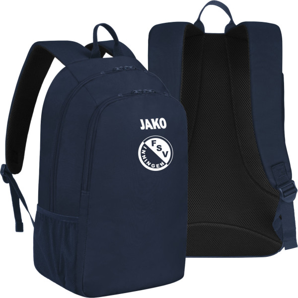 Jako Rucksack One FSV Inningen marine ohne Initialen