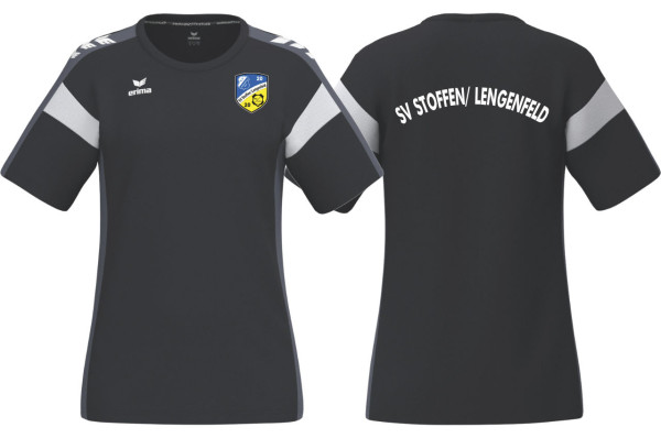 Erima CELEBRATE 125 T-Shirt function SV Stoffen Lengenfeld Damen schwarz ohne Initialen