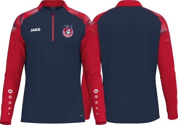 Jako Ziptop Sonic FC Königsbrunn marine/rot ohne Initialen