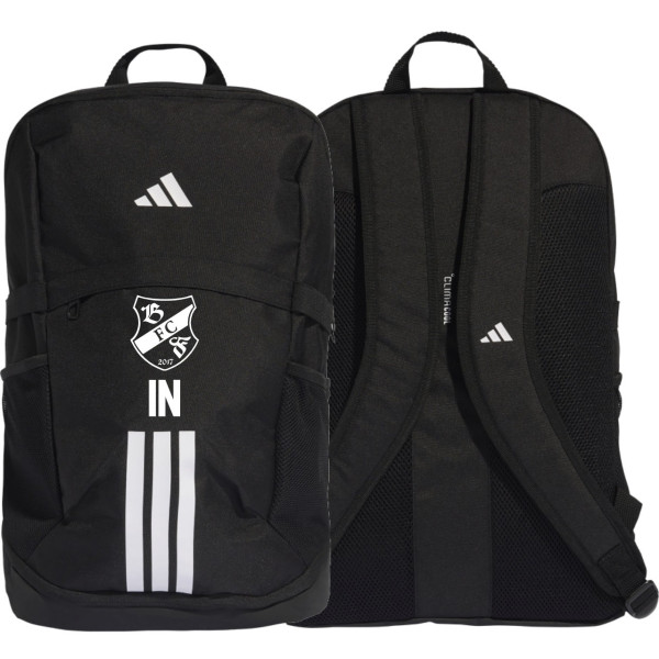 adidas TIRO BACKPACK Rucksack BFCF schwarz mit Initialen