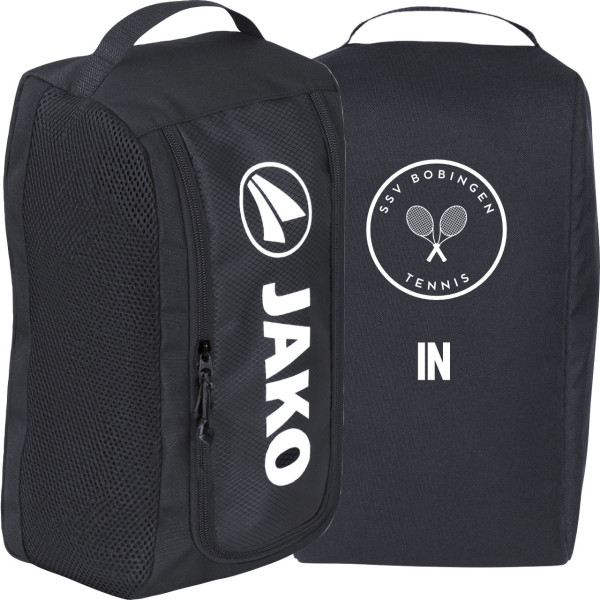 Jako Schuhtasche JAKO SSV Bobingen Tennis schwarz mit Initialen