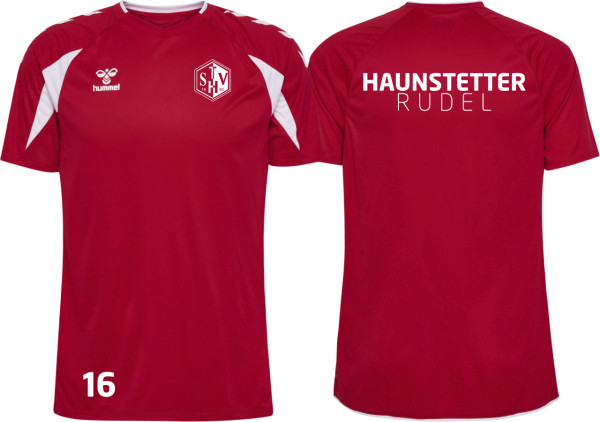 hummel Hmlcore 2.0 Jersey S/S TSV Haunstetten Handball rot mit Nummer