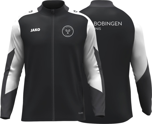 Jako Polyesterjacke Dynamic SSV Bobingen Tennis Herren schwarz ohne Initialen