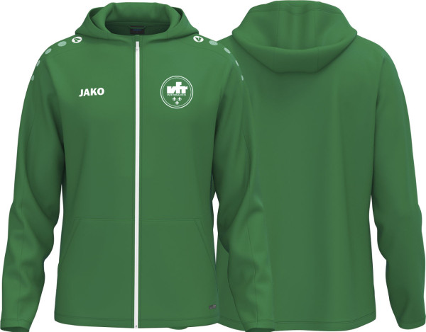 Jako Kapuzenjacke One VfR Wiesbaden grün ohne Initialen