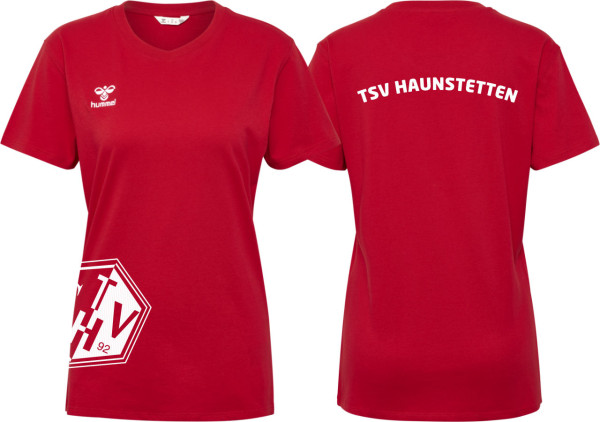 hummel Hmlgo 2.0 T-Shirt S/S TSV Haunstetten Handball Damen rot ohne Nummer