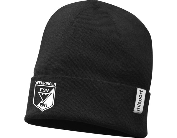 uhlsport Strickmütze FSV Wehringen Fußball schwarz