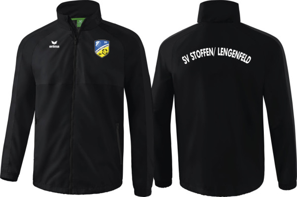 Erima Team Allwetterjacke SV Stoffen Lengenfeld schwarz ohne Initialen
