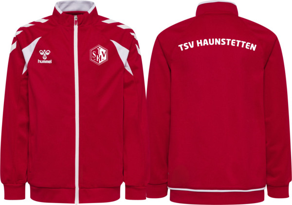 hummel Hmlcore 2.0 Track Zip Jacket TSV Haunstetten Handball Kinder rot ohne Nummer