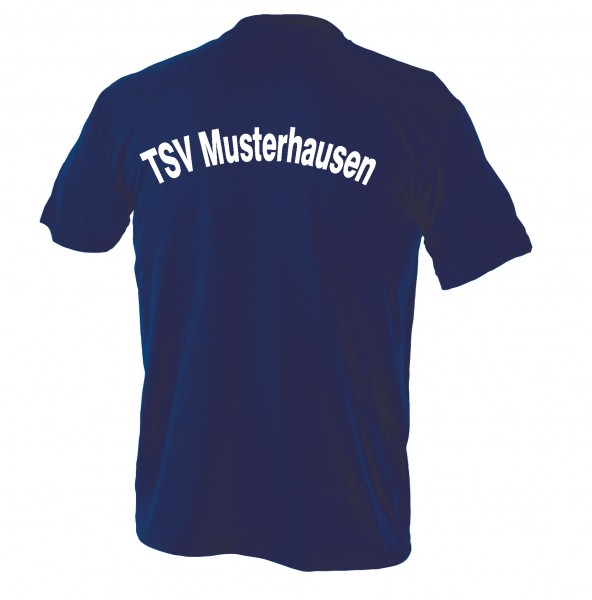 T-Shirt mit Rückenaufschrift Kinder