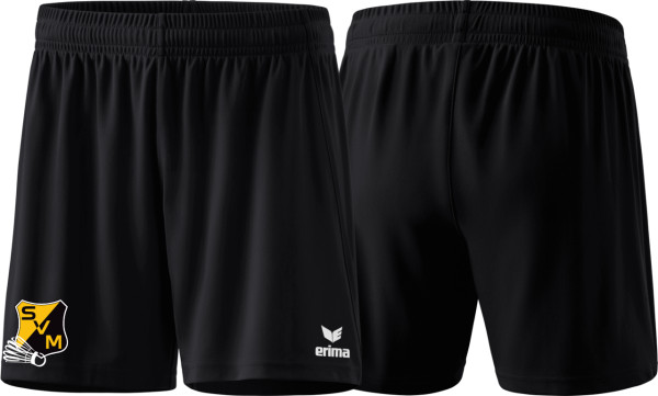 Erima Rio 2.0 Shorts SV Mammendorf Badminton Damen schwarz ohne Initialen