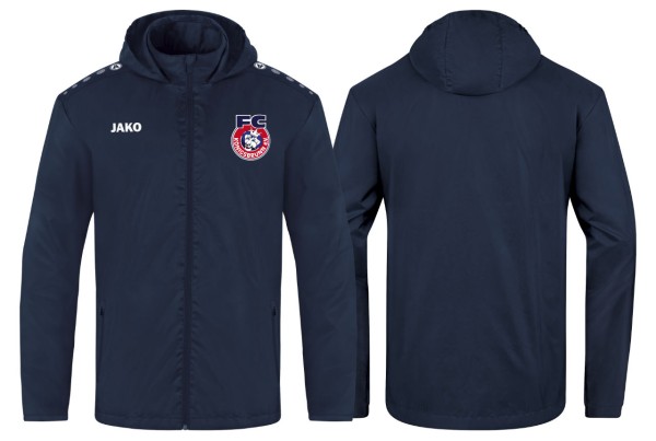 Jako Allwetterjacke FC Königsbrunn Kinder marine ohne Initialen