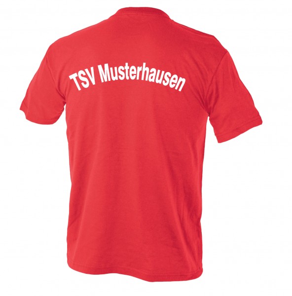 T-Shirt mit Rückenaufschrift Kinder