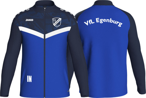 Jako Polyesterjacke Iconic VfL Egenburg Kinder mit Initialen