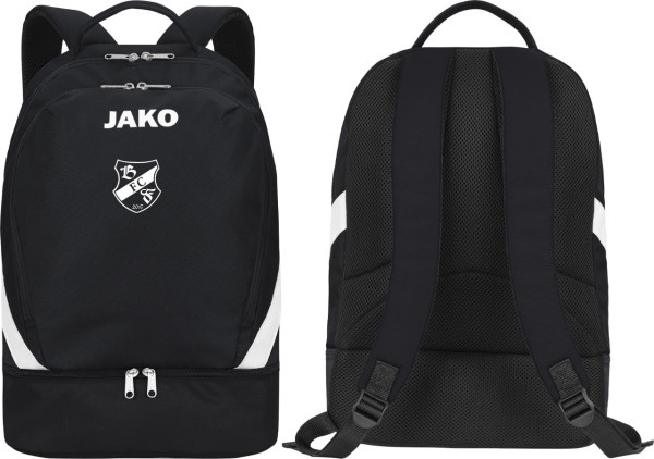 Jako Rucksack Iconic BFCF schwarz ohne Initialen
