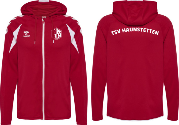 hummel Hmlcore 2.0 Zip Hoodie TSV Haunstetten Handball rot ohne Nummer