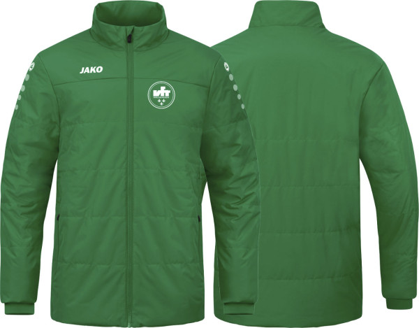 Jako Coachjacke Team VfR Wiesbaden grün ohne Initialen