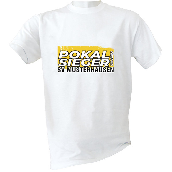 Pokalsieger T-Shirt 2026 gelb
