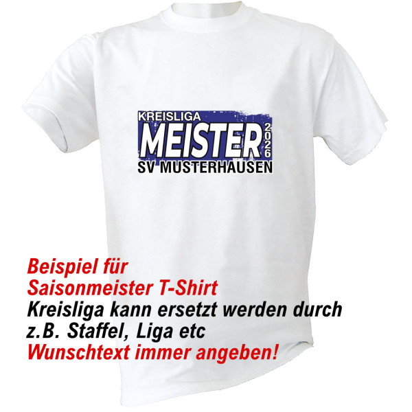 Saison T-Shirt 2026 blau