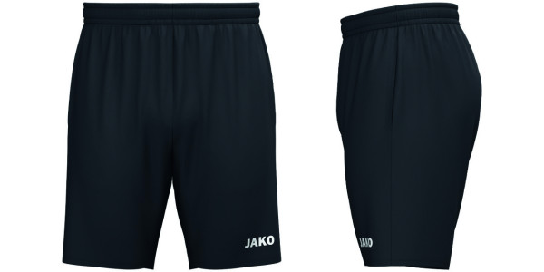 Jako Webshort One FC Haunstetten Kinder schwarz ohne Initialen