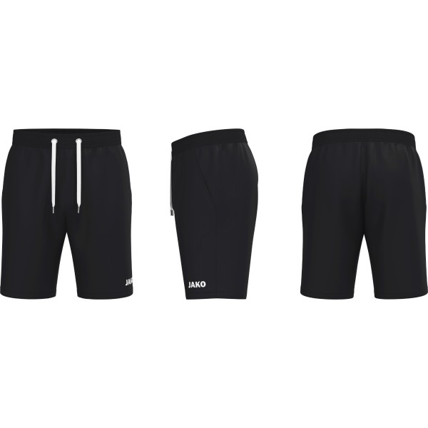 Jako Joggingshort One Cotton BW KfAusbZ Kleinaitingen schwarz ohne Initialen