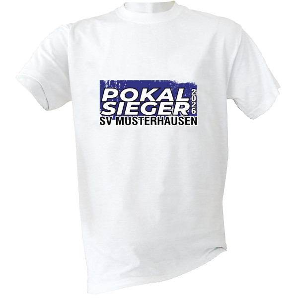 Pokalsieger T-Shirt 2026 blau