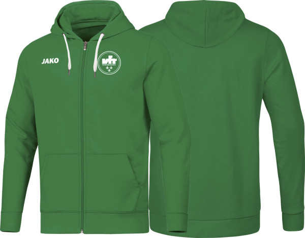 Jako Kapuzenjacke Base VfR Wiesbaden grün ohne Initialen