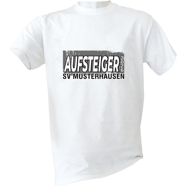 Aufsteiger T-Shirt 2026 Kinder grau/schwarz