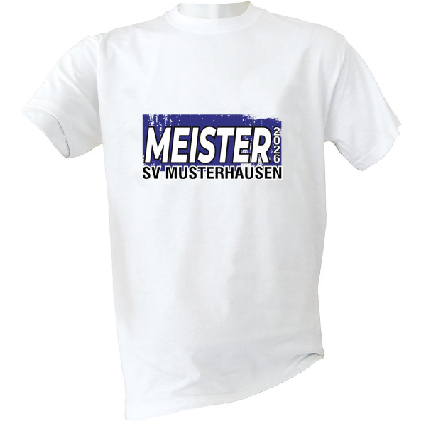 Meister T-Shirt 2026 blau