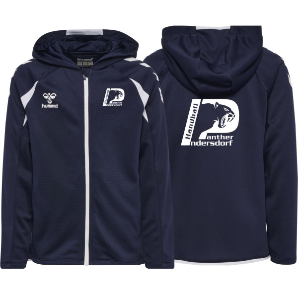 Hoodie with Zipper Panther Indersdorf Kinder marine ohne Initialen