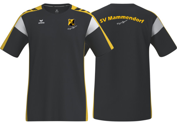 Erima CELEBRATE 125 T-Shirt function SV Mammendorf Freizeitsport Kinder schwarz mit Initialen