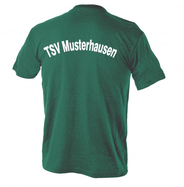 T-Shirt mit Rückenaufschrift Kinder