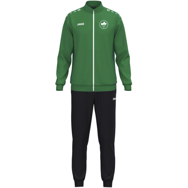Jako Polyesteranzug One VfR Wiesbaden grün/schwarz ohne Initialen