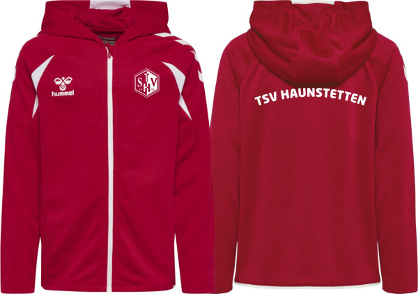 hummel Hmlcore 2.0 Zip Hoodie TSV Haunstetten Handball Kinder rot ohne Nummer
