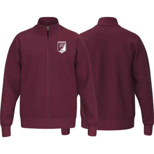 Erima TS Sweatjacket FSV Wehringen Gymnastik Herren new bordeaux ohne Initialen