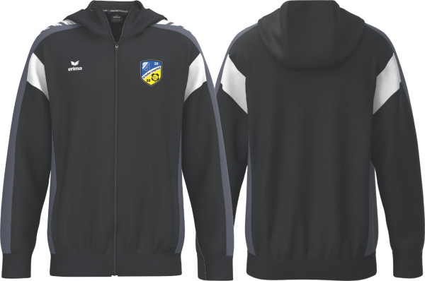 Erima CELEBRATE 125 Training Jacket with hood SV Stoffen Lengenfeld schwarz ohne Initialen