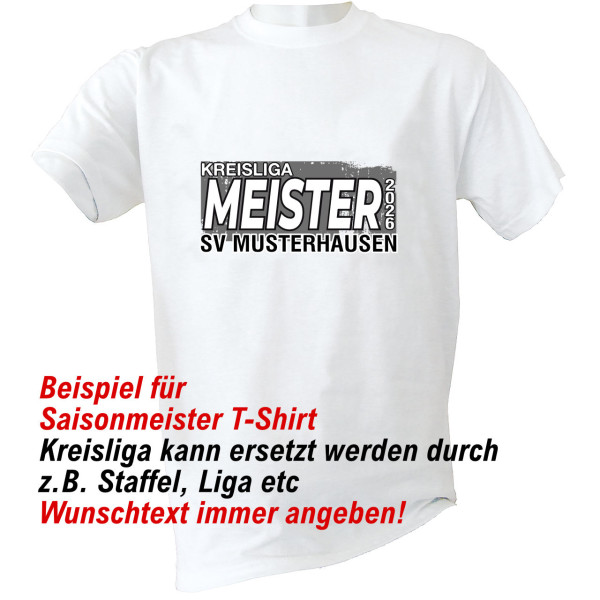 Saison T-Shirt 2026 grau/schwarz