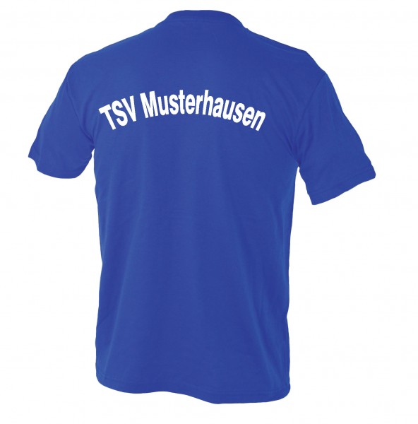 T-Shirt mit Rückenaufschrift Kinder