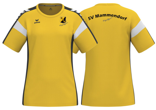 Erima CELEBRATE 125 T-Shirt function SV Mammendorf Freizeitsport Damen gelb ohne Initialen