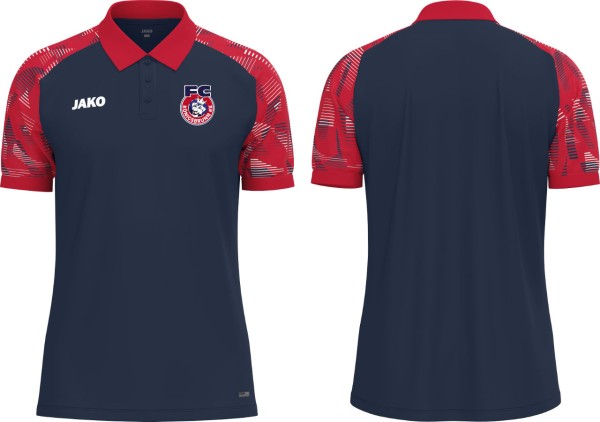 Jako Polo Sonic FC Königsbrunn marine/rot ohne Initialen