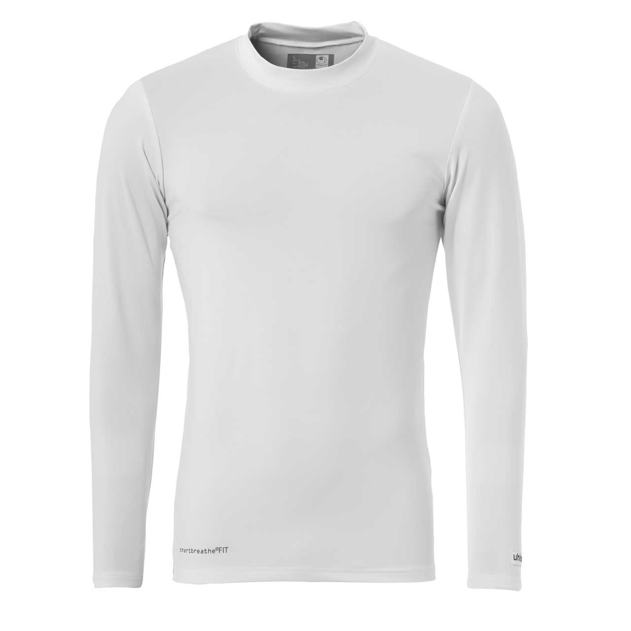 Uhlsport Herren Baselayer Shirt – Distinction Colors, 88% Polyester, 12% Elasthan, Eng Anliegend