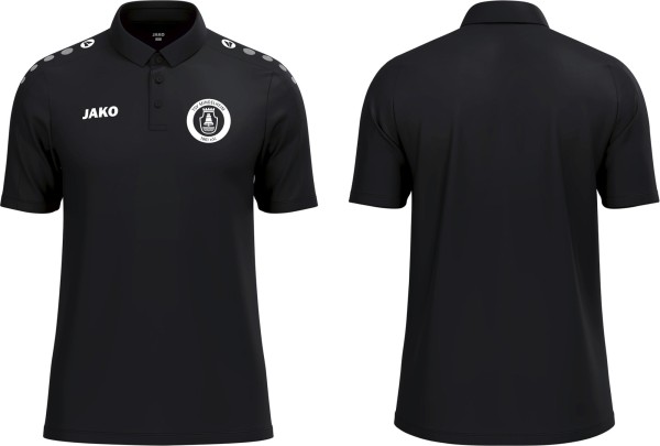Jako Polo One Cotton TSV Mindelheim Unisex schwarz ohne Initialen