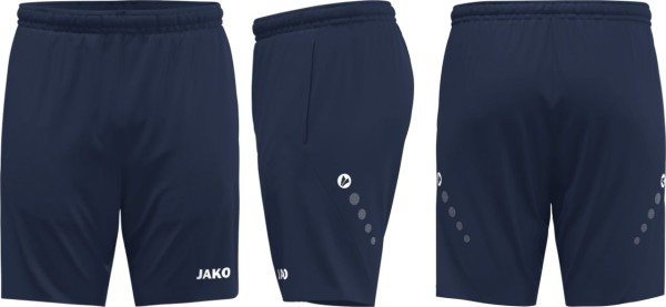 Jako Freizeitshort Dynamic FC Königsbrunn marine ohne Initialen