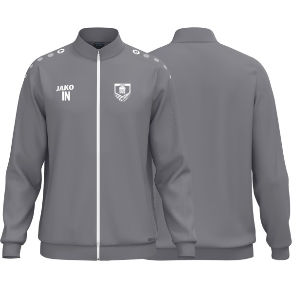 Jako Polyesterjacke One BW KfAusbZ Kleinaitingen grau mit Initialen