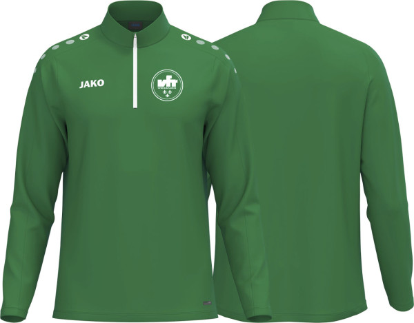 Jako Ziptop One VfR Wiesbaden Kinder grün ohne Initialen