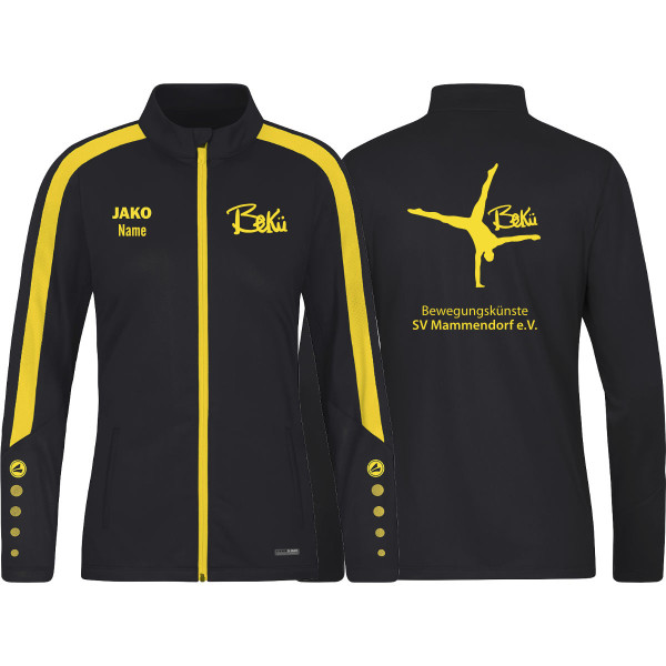 Jako Polyesterjacke Power SV Mammendorf Bewegungskünste Damen mit Name