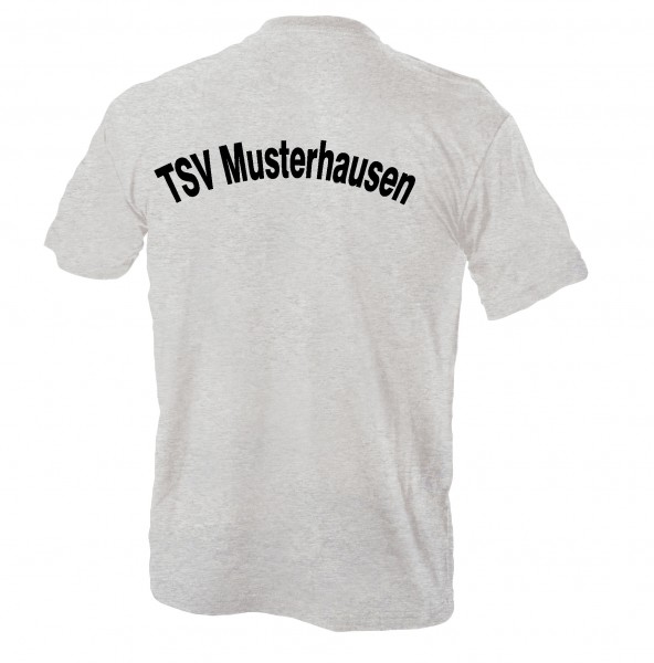 T-Shirt mit Rückenaufschrift Kinder